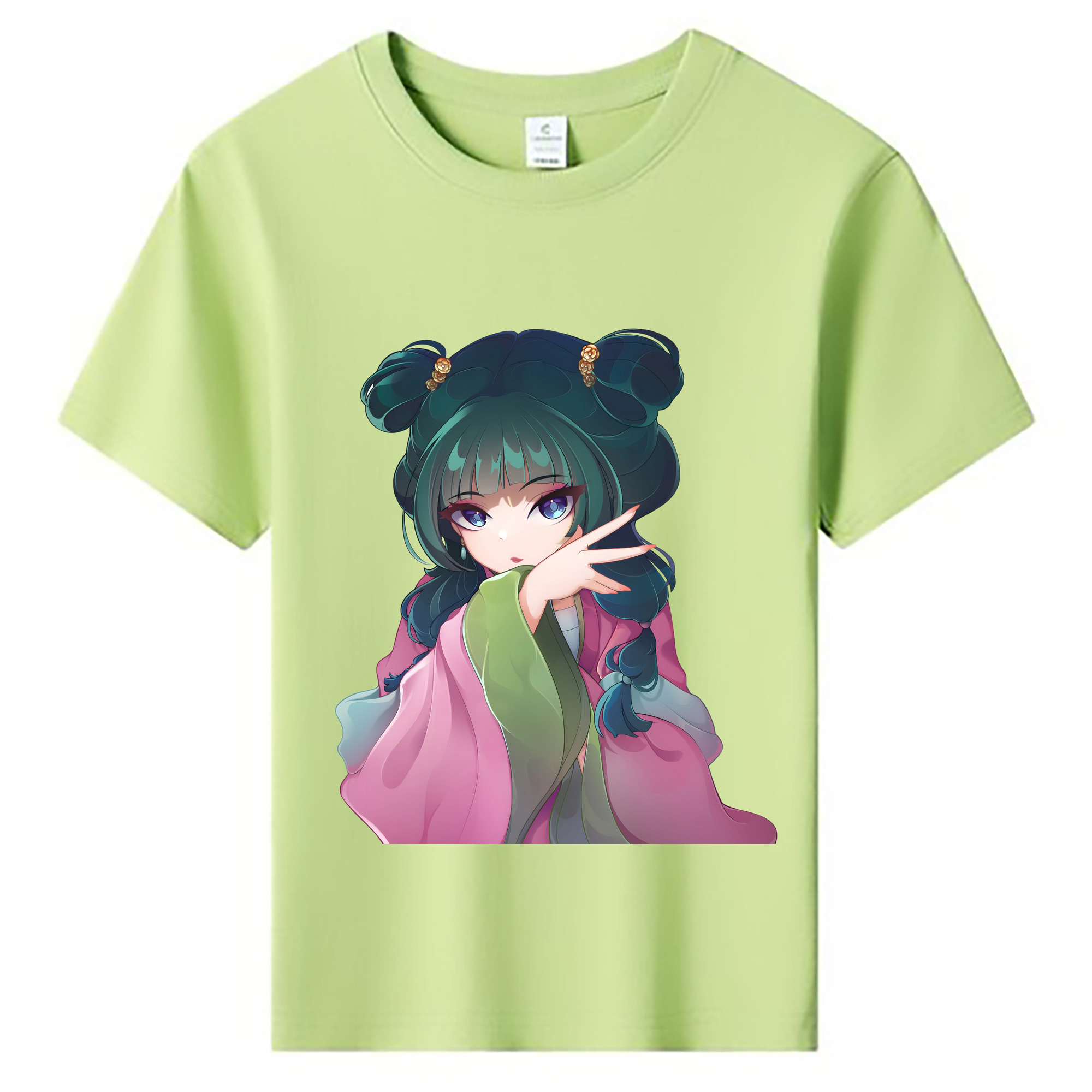 （画像用） 薬屋のひとりごと The Apothecary Diaries 綿100％キッズTシャツ（フロントプリント）